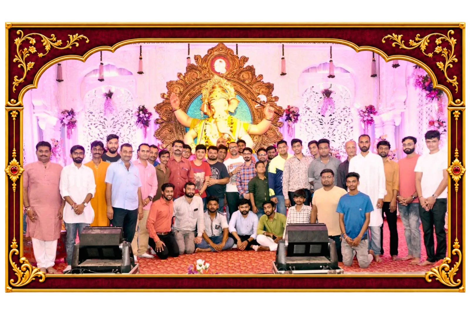 Sai Ram Yuvak Mandal family group photograph